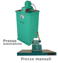 Presse manuali ed automatiche - italtarghe targhe personali